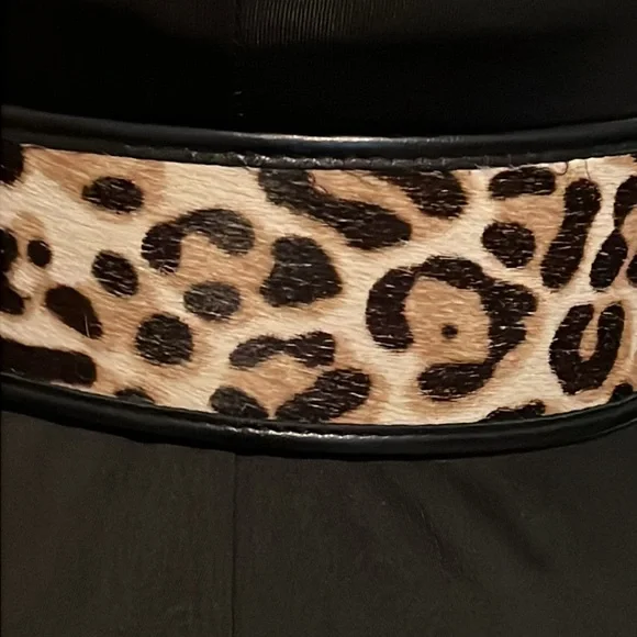 Chico’s Leather Leopard Belt - Women’s L - Picture 2 of 7
